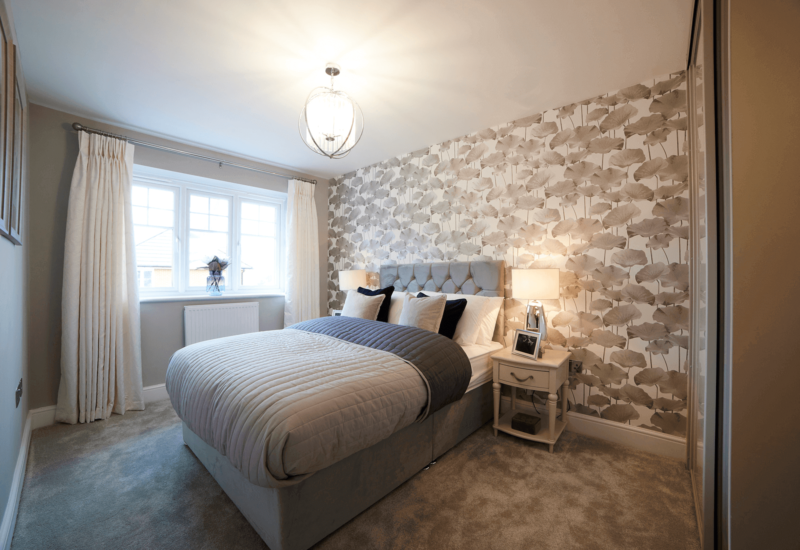 Bedroom 2 in the Bayswater Show Home at St Peter's Park