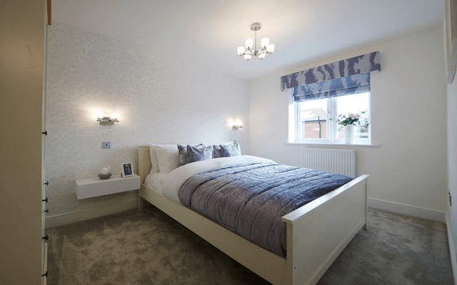 Bedroom 3 in the Bayswater Show Home at St Peter's Park