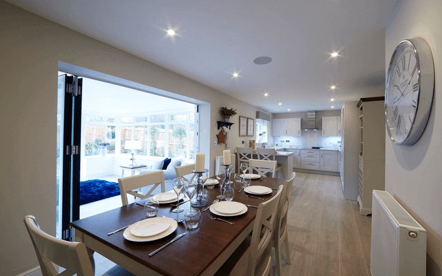 Kitchen-Diner in the Bayswater Show Home at St Peter's Park