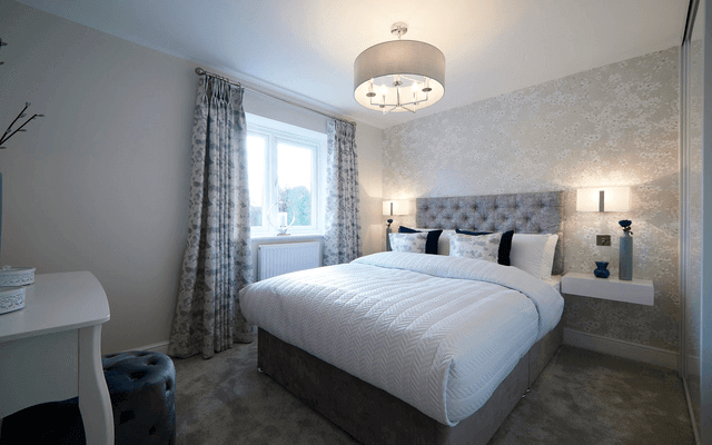 Bedroom 4 in the Bayswater Show Home at St Peter's Park