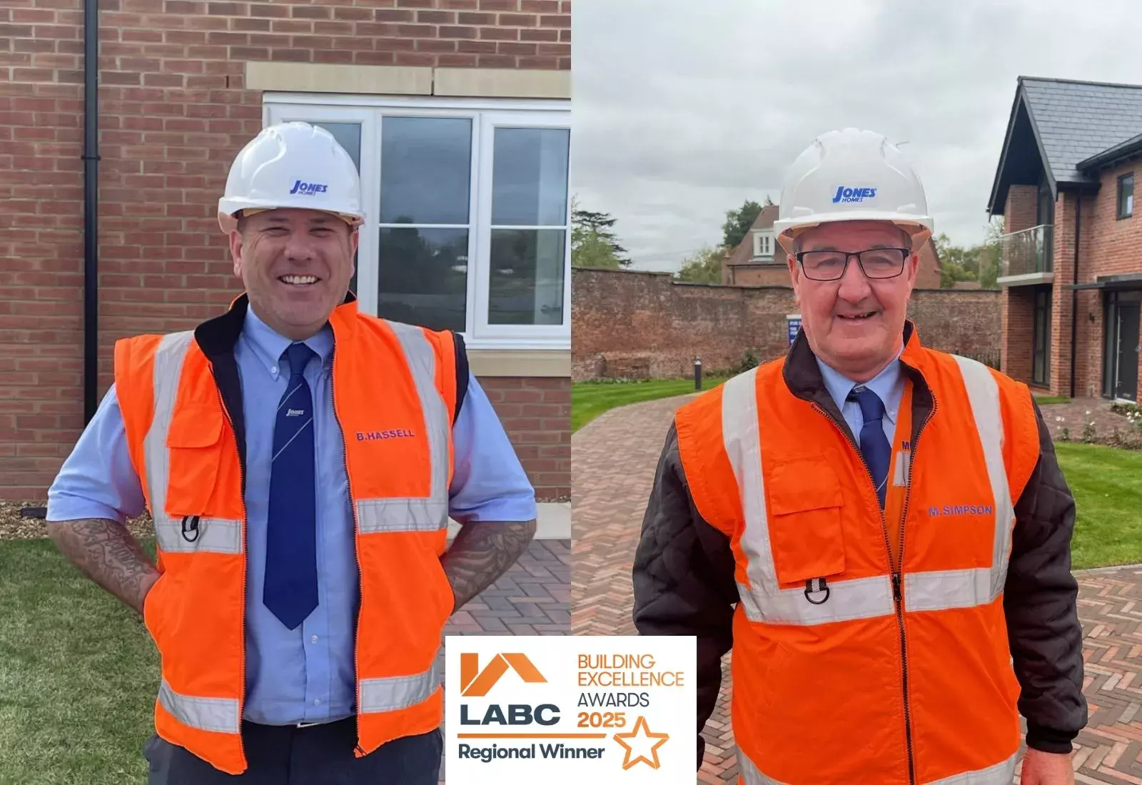 LABC Awards Barrie Hassall and Mick Simpson