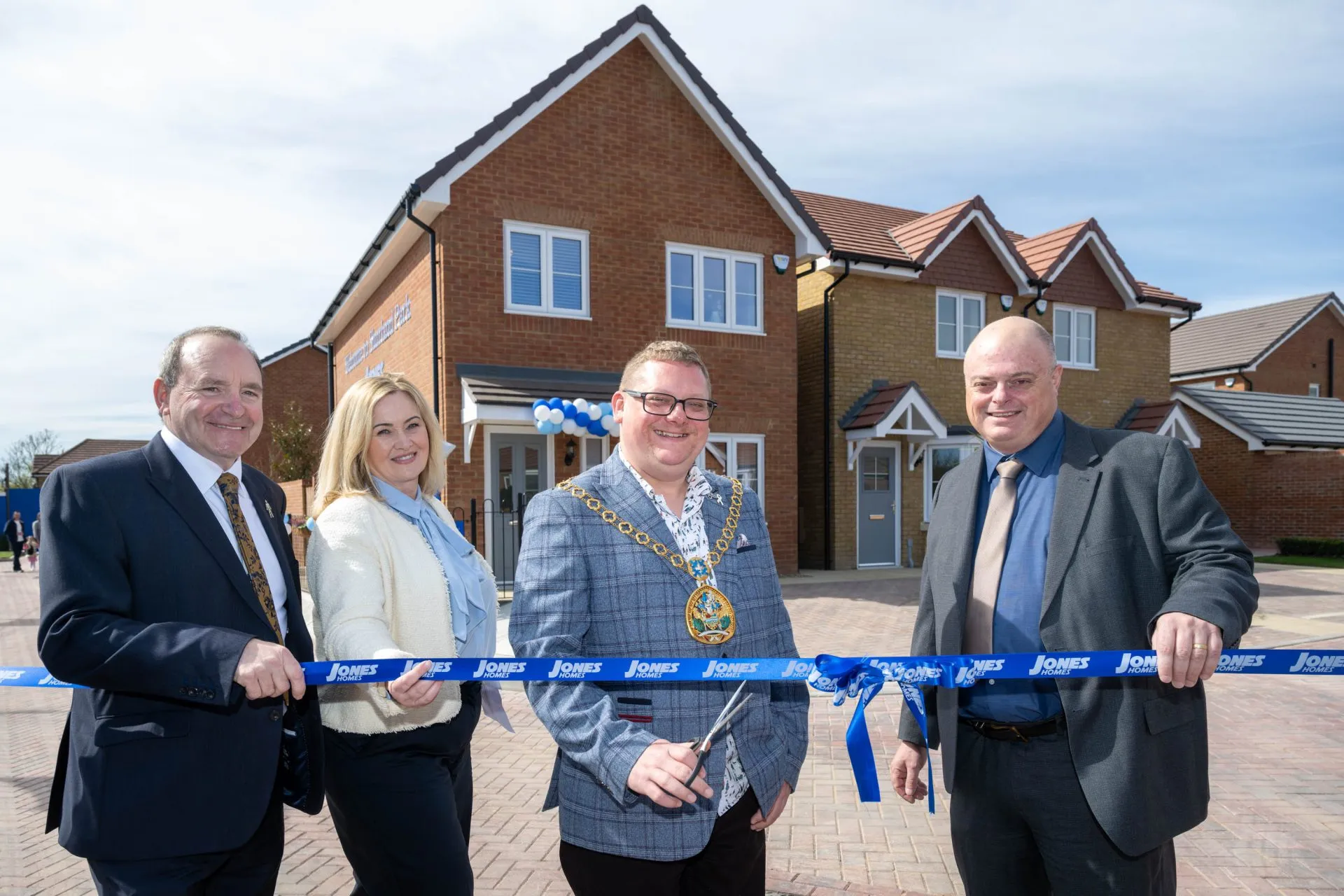 Ribbon cutting on Show Home