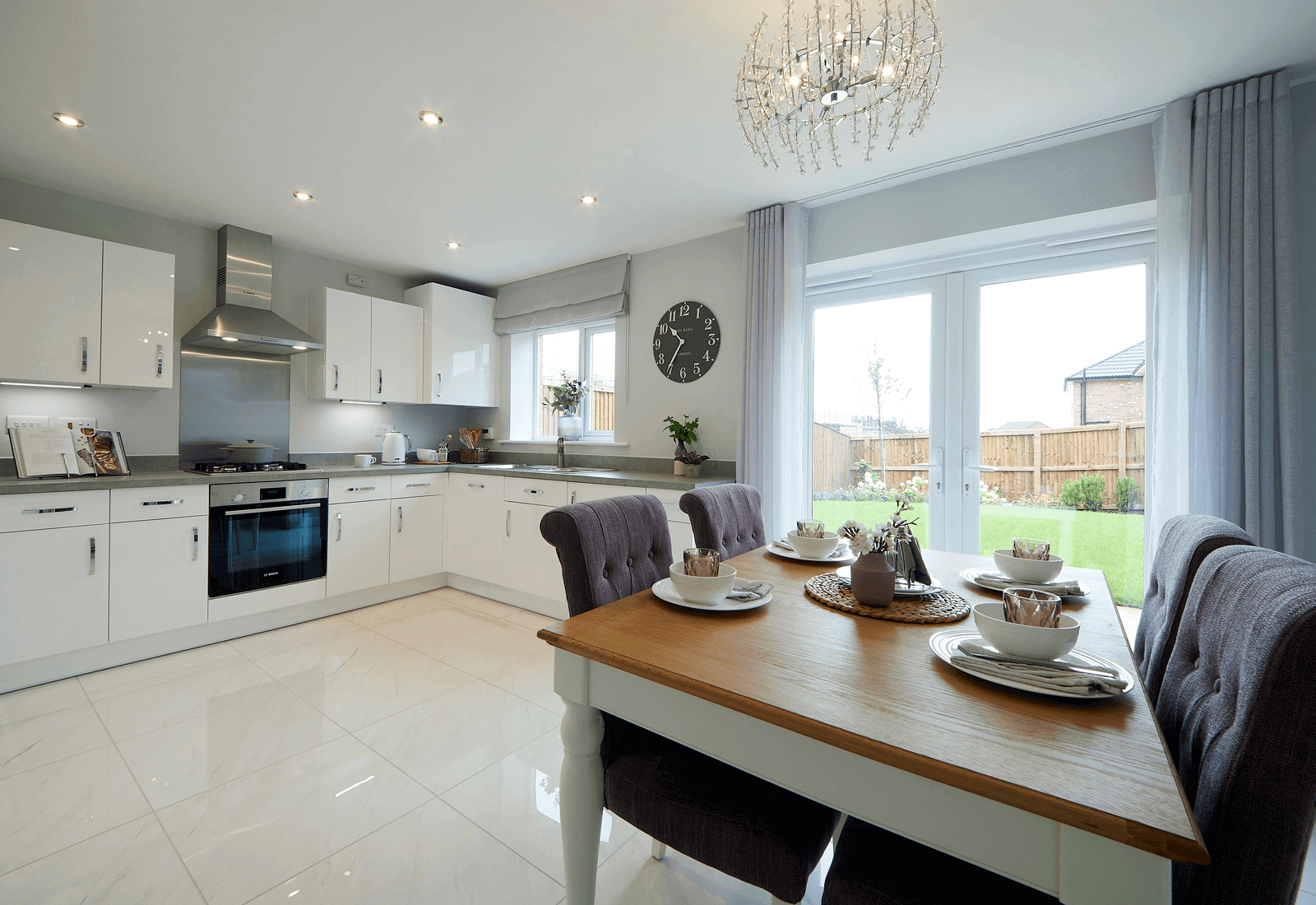Kitchen-Diner in a Baycliffe Show Home