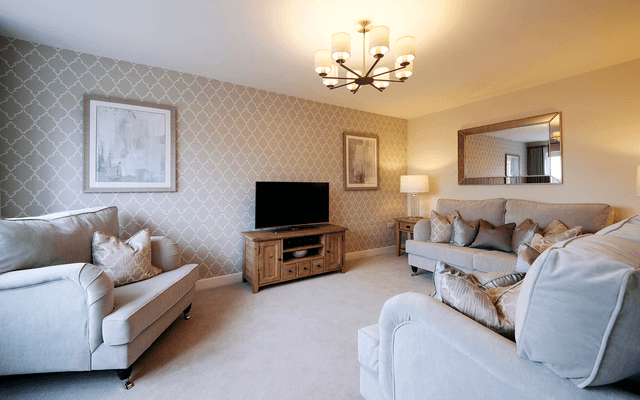 Living Room in a Baycliffe Show Home