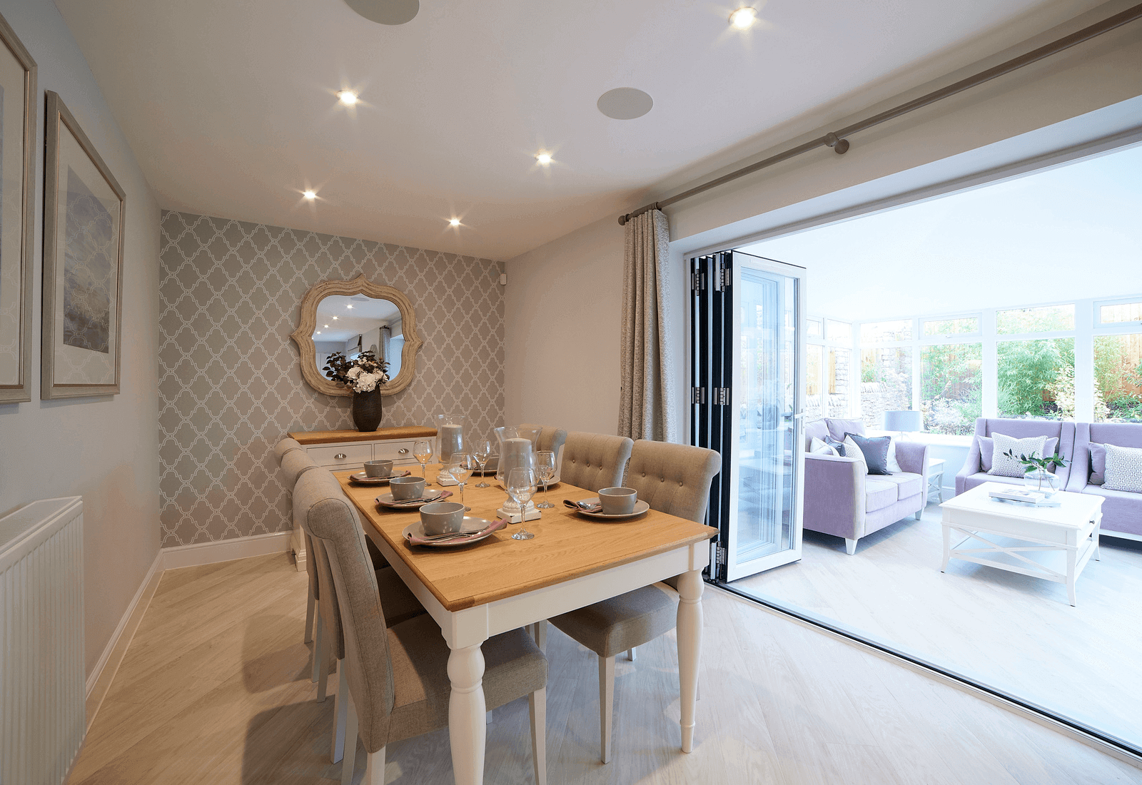 Dining Room in a Hollin Show Home