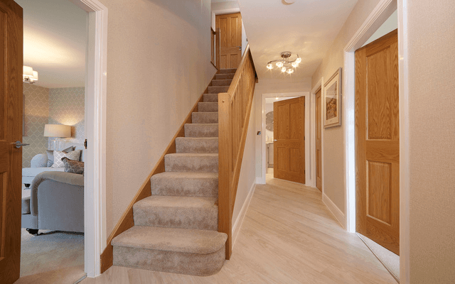 Hallway in a Hollin Show Home